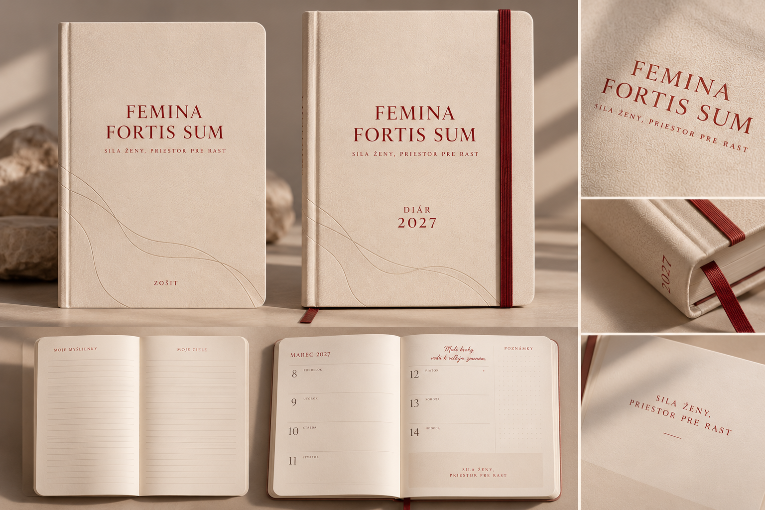 FEMINA FORTIS SUM – Diár a zošit 2027